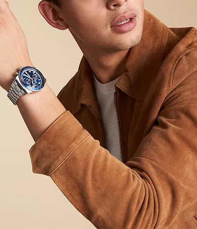 FOSSIL Montre chronographe Sport Tourer en acier inoxydable