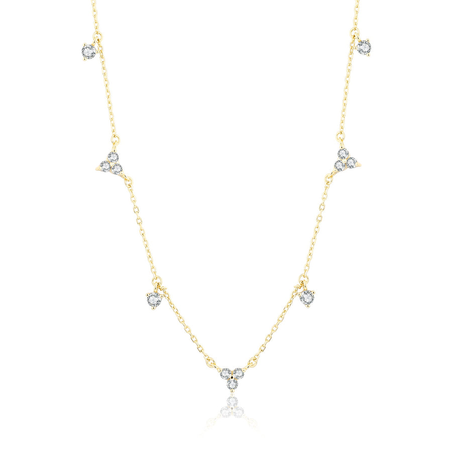 Collier or jaune Jasmine