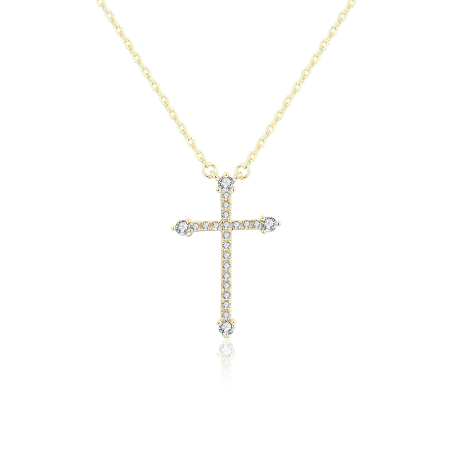 Collier croix argent Lisane