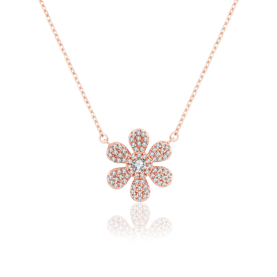 Collier argent Marguerite