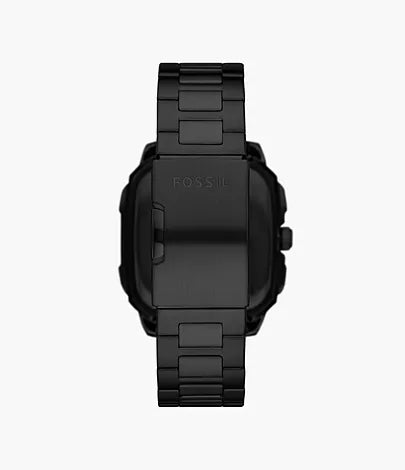 FOSSIL Montre automatique en acier inoxydable à fumée avec inscription