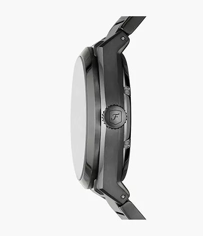 FOSSIL Montre automatique en acier inoxydable fumée Everett
