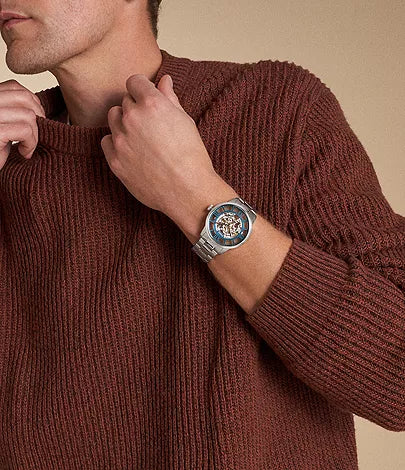 FOSSIL Montre automatique Townsman en acier inoxydable