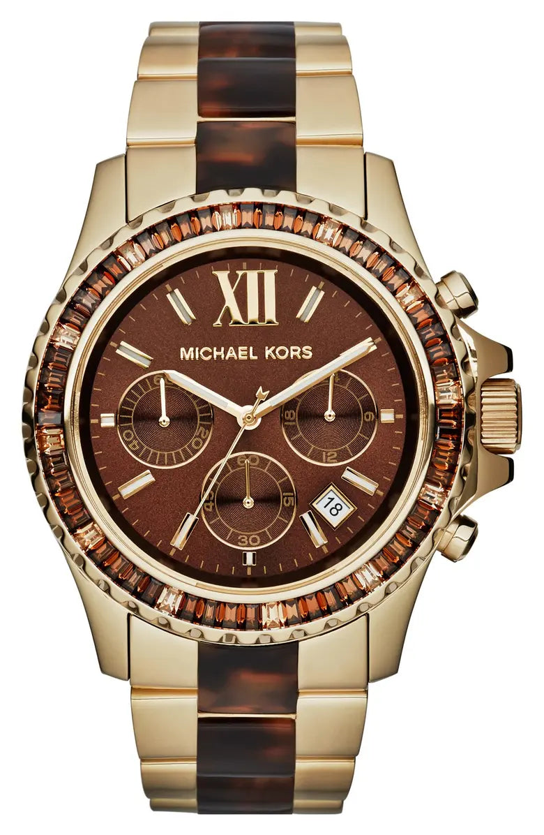 MONTRE MICHAEL KORS GOLD TORTOISE