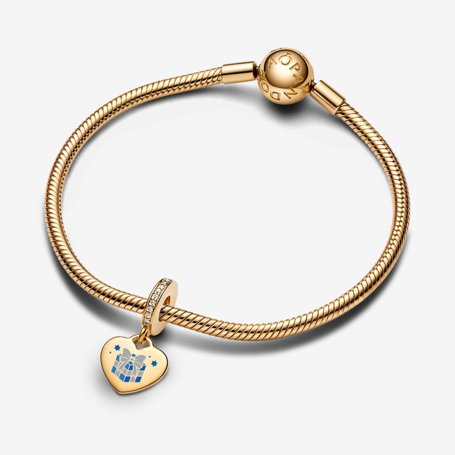 Charm-pendentif Boîte-cadeau de Hanoucca