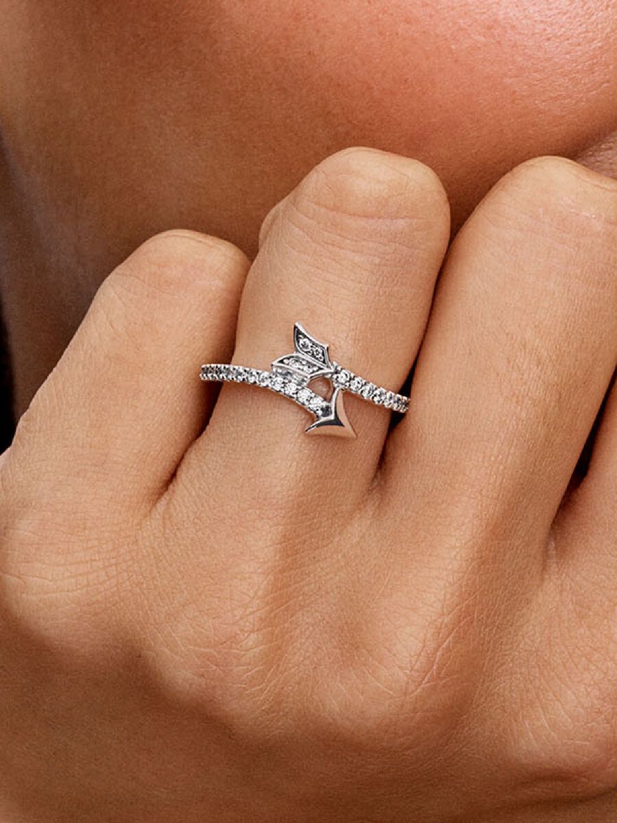 Bague Flèche scintillante