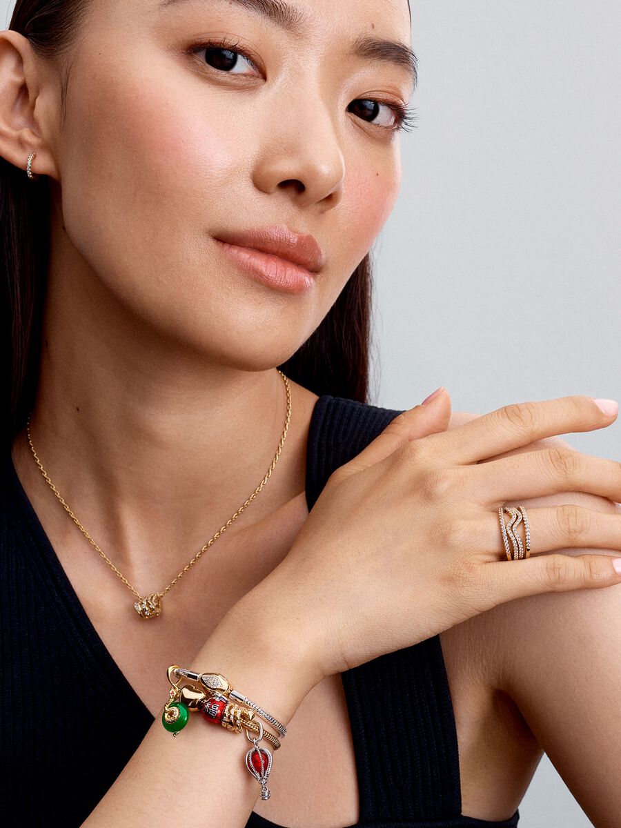 Bague Vague scintillante