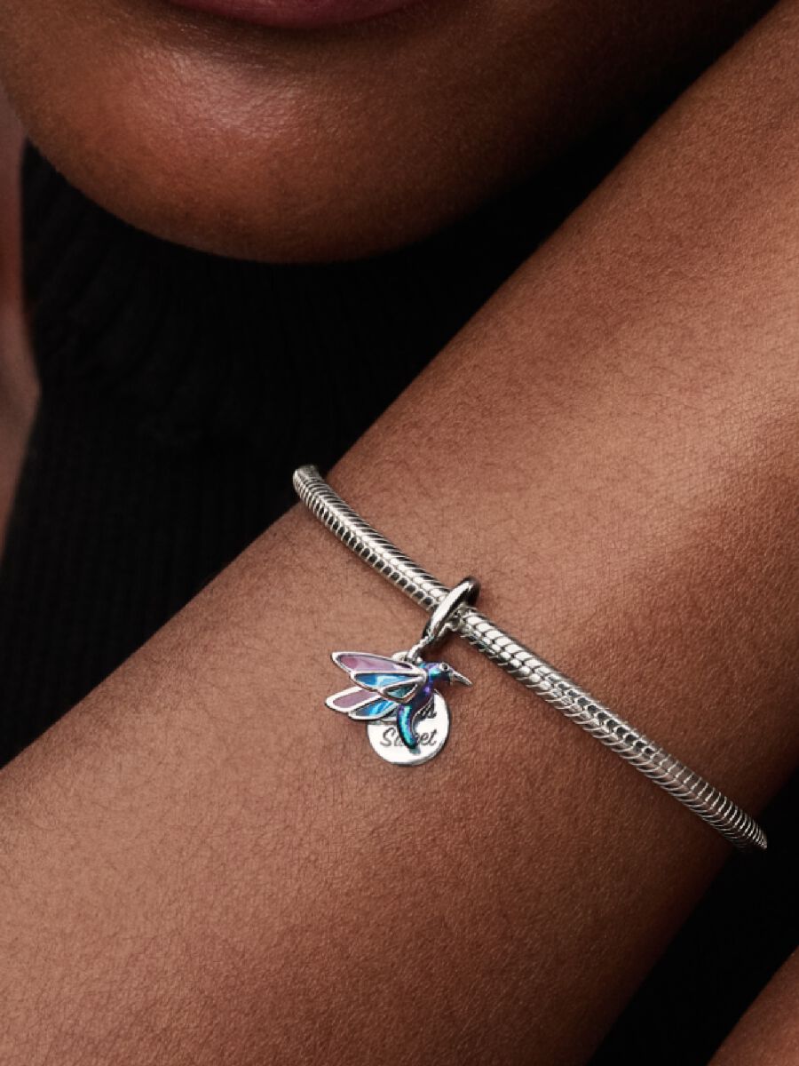 Charm-pendentif double Colibri
