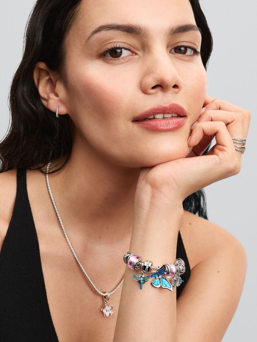 Charm-pendentif double Libellule
