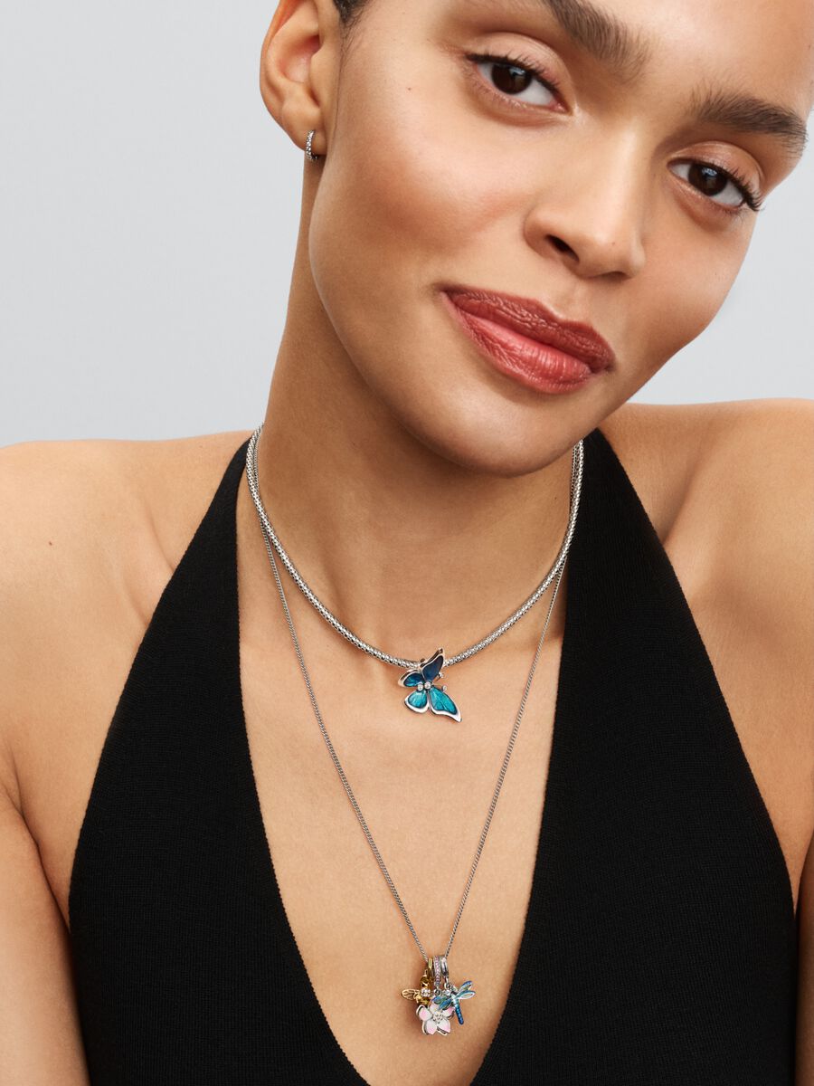 Collier en mailles gourmettes