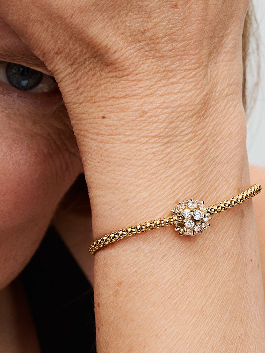 Charm rond scintillant