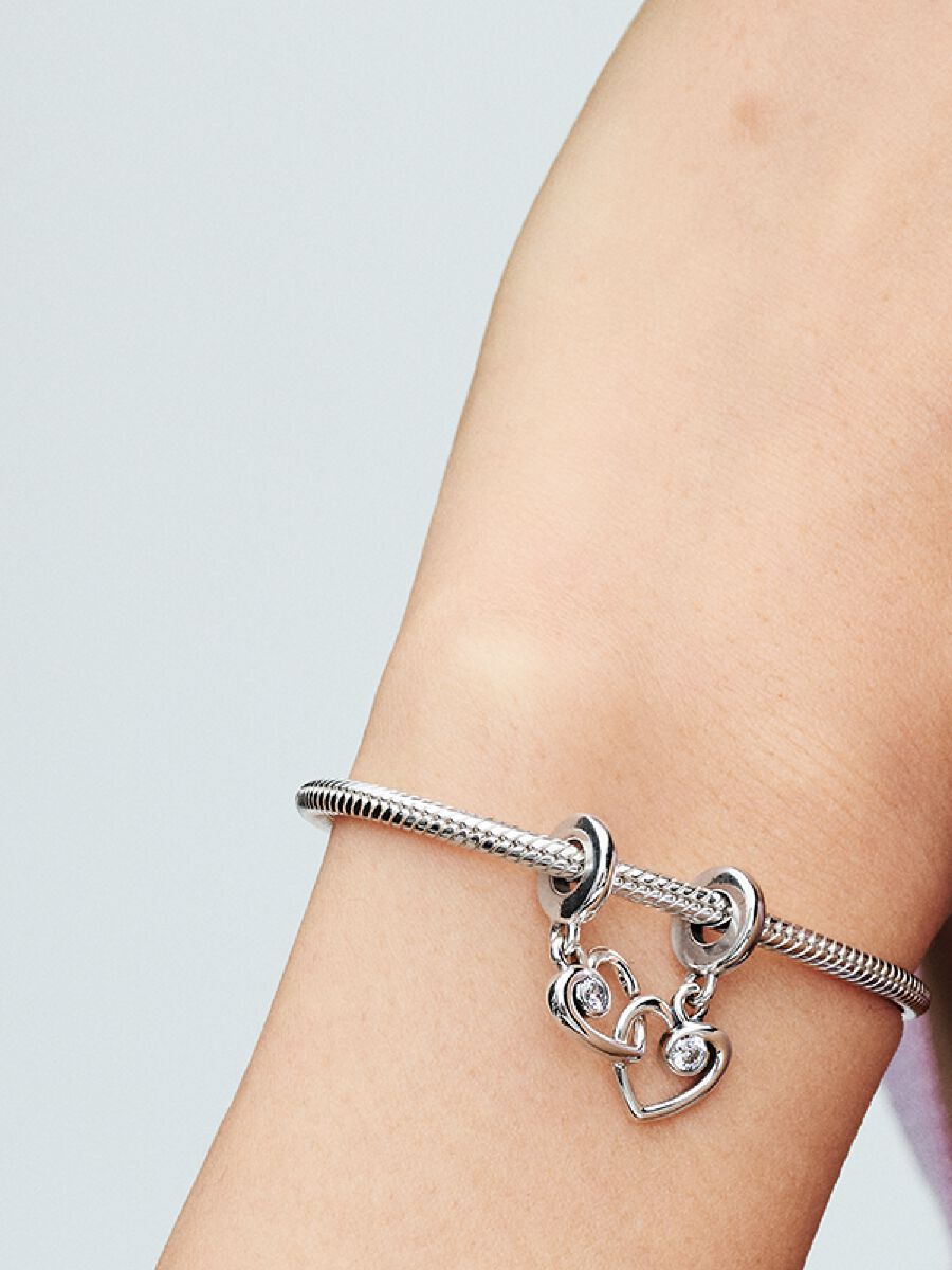 Charm-pendentif séparable Maintenant et pour toujours