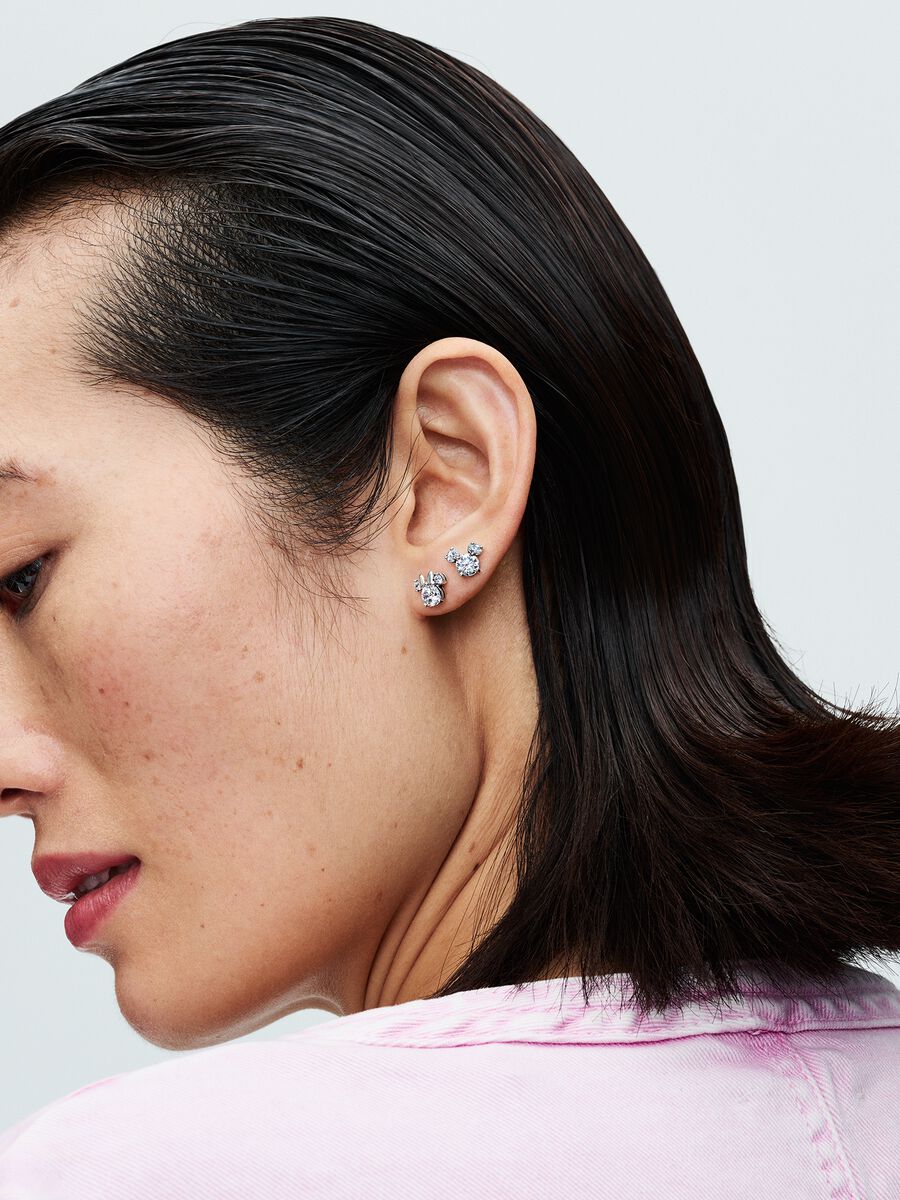 Clous d’oreilles scintillants Mickey Mouse et Minnie Mouse de Disney