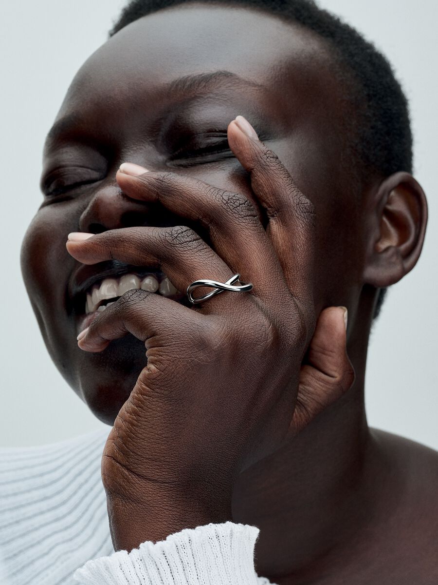 Bague Infini de forme organique