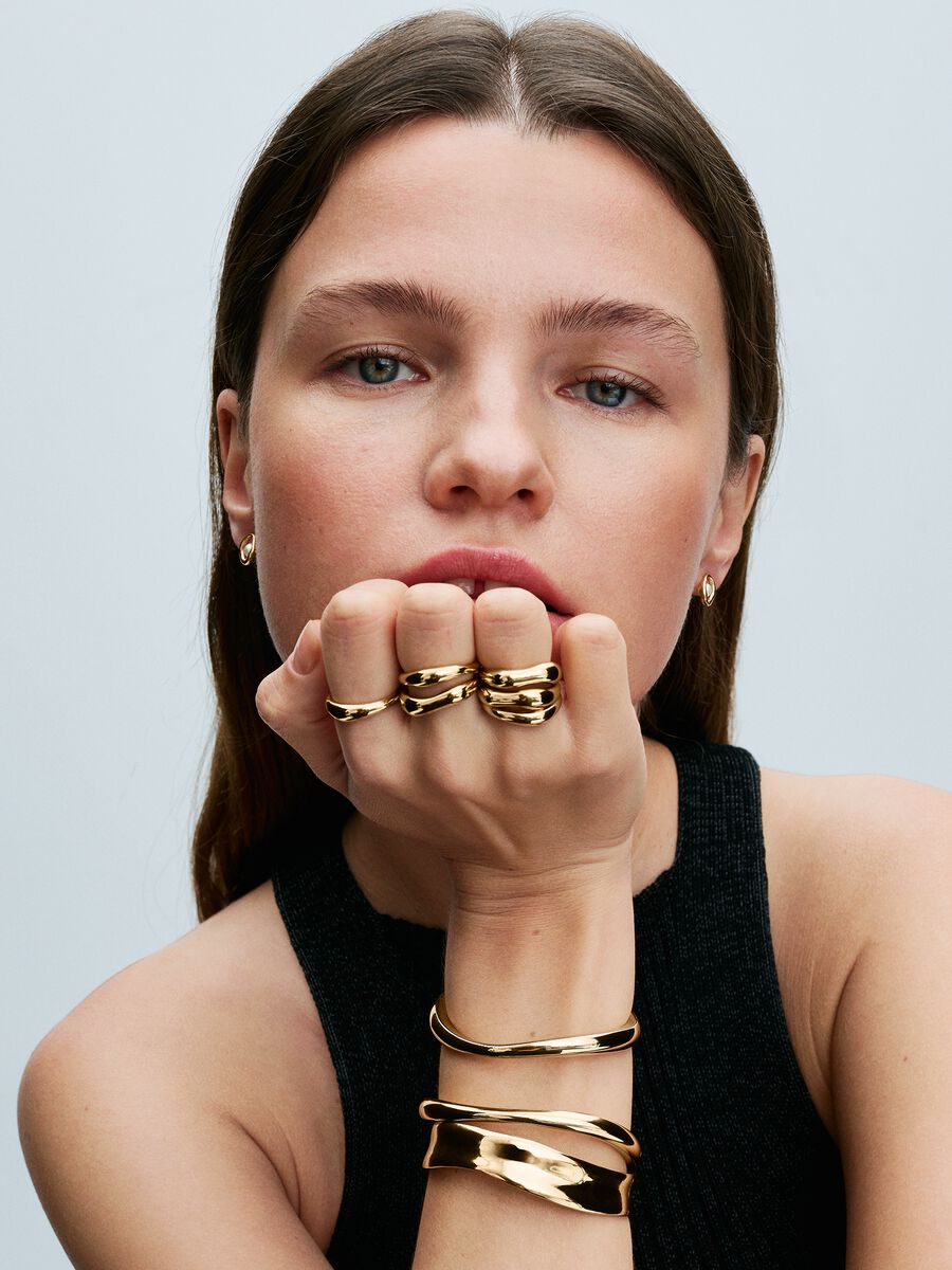 Bracelet rigide ouvert Forme organique