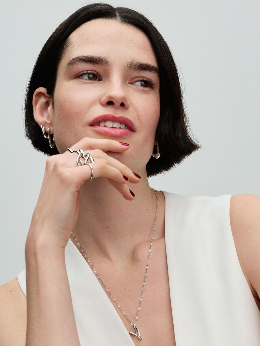 Collier à pendentif Cœur de forme organique