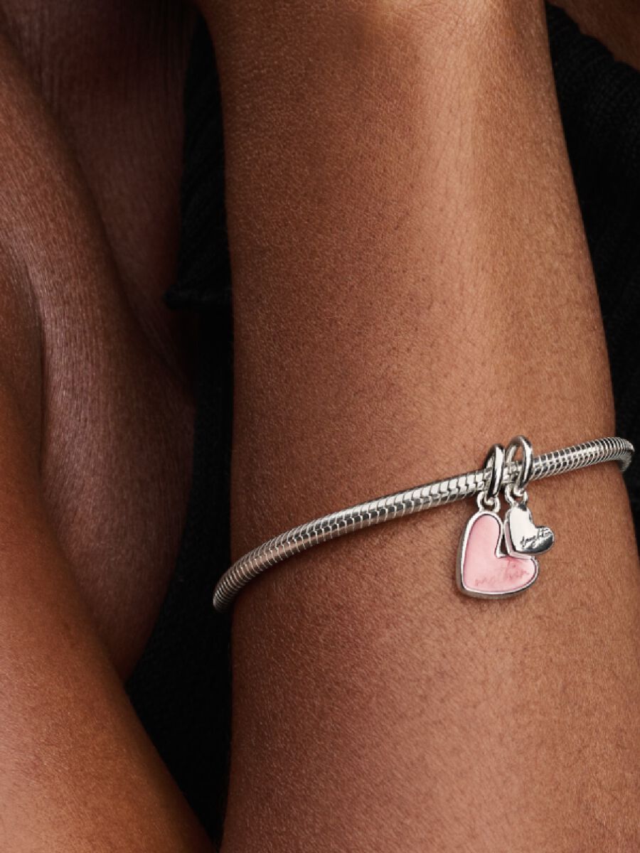 Charm-pendentif séparable Mère et fille