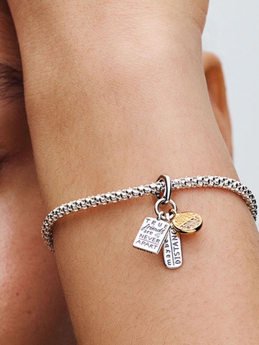 Charm-pendentif triple Amitié