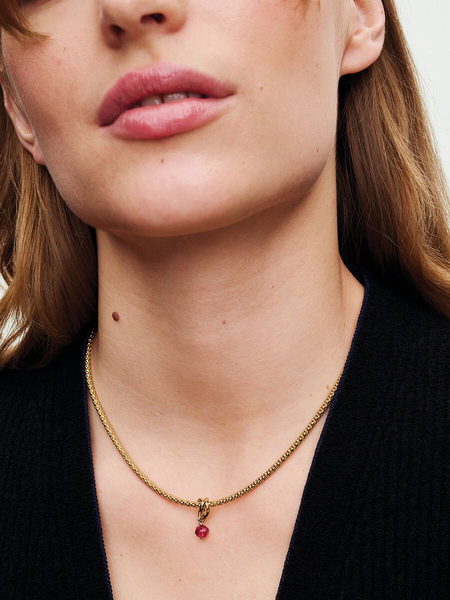 Collier à chaîne cloutée Pandora Moments
