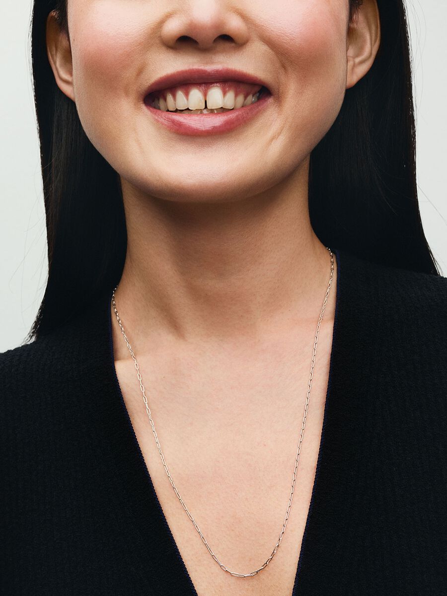 Collier à chaîne à maillons allongés