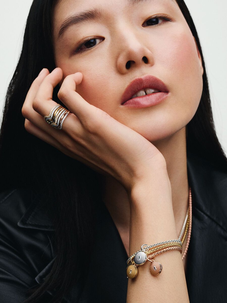 Collier à chaîne cloutée