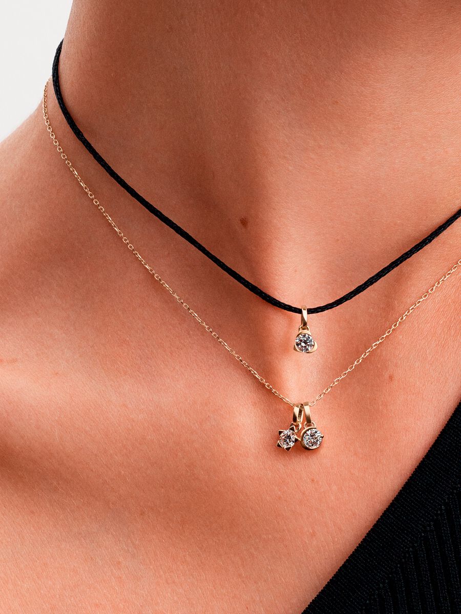 Collier en cordon de polyester recyclé Pandora Talisman