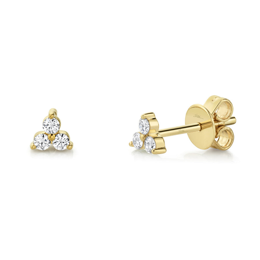 Diamond stud earring