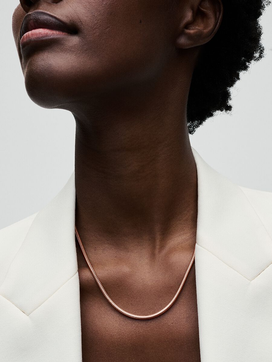 Collier à chaîne serpentine Pandora Moments