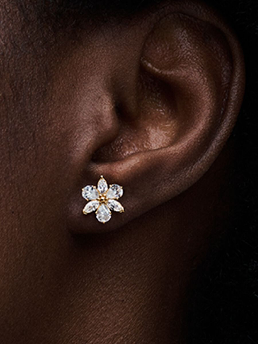 Clous d’oreilles Herbiers scintillants