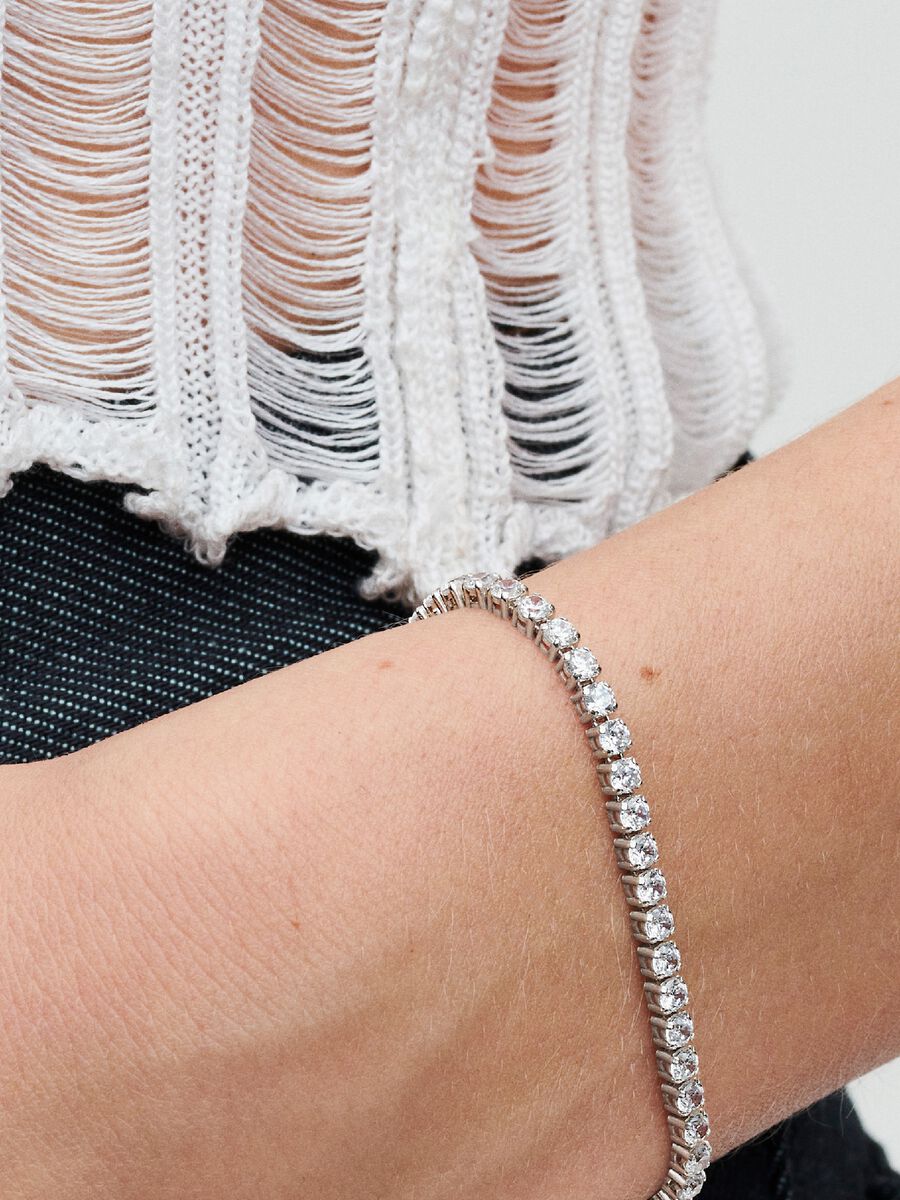 Bracelet tennis scintillant