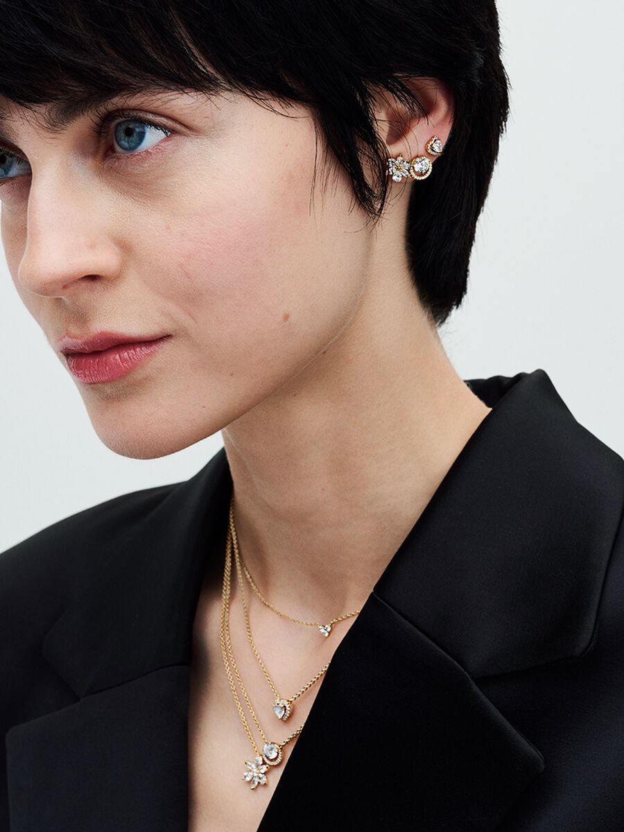 Collier à pendentif Herbier scintillant
