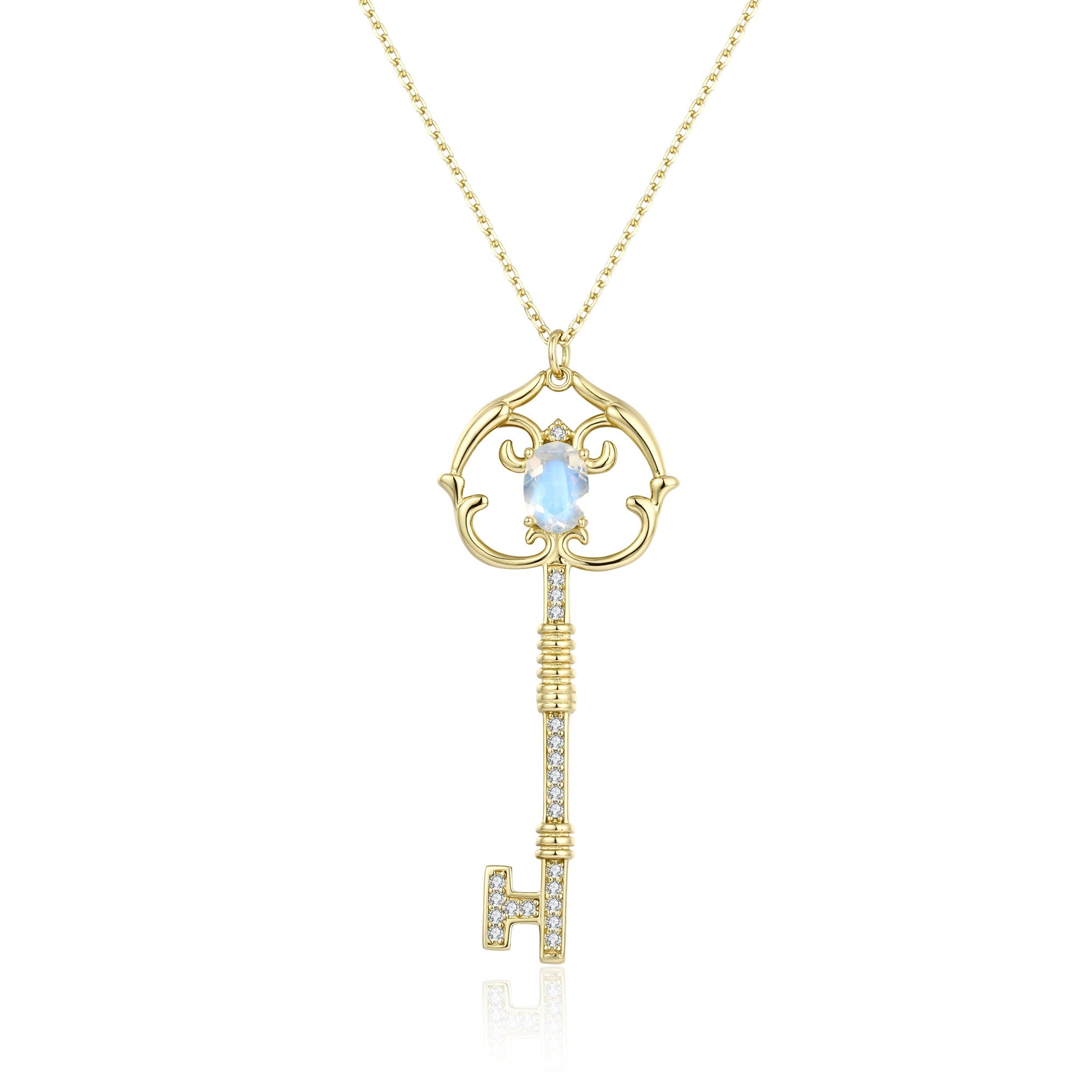 Collier Pendentif Celtique écusson En Or - Bijou Vintage Léger, Modèle 3038, Très Bon état