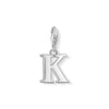 Pendentif Charm lettre k
