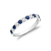 BLUE SAPPHIRE & DIAMOND RING