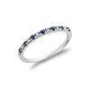 BLUE SAPPHIRE & DIAMOND RING