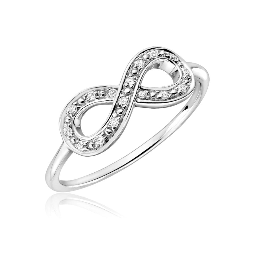 Diamond Infinity Ring