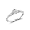 DIAMOND ENGAGEMENT BAND RING