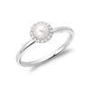 PEARL&DIA RING - BAGUE DIA&PERLE