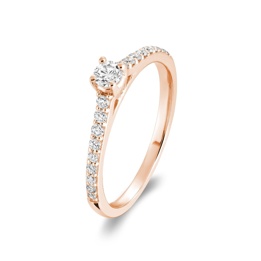 Solitaire Diamond Engagement Ring