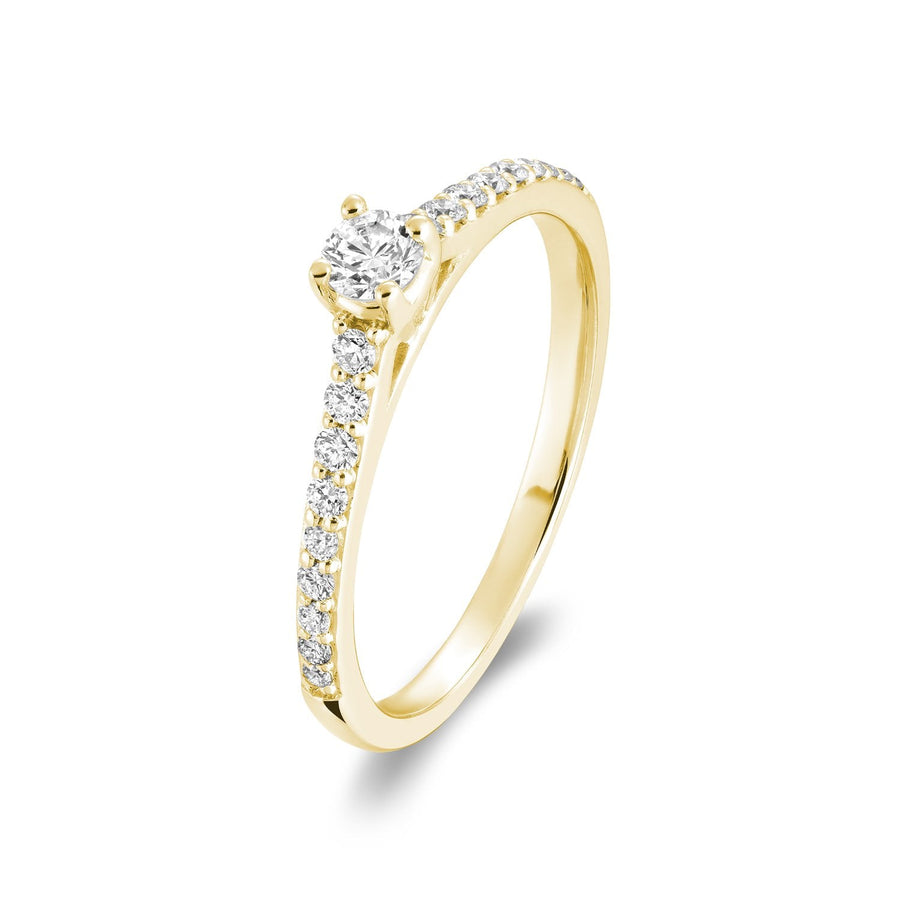 Solitaire Diamond Engagement Ring