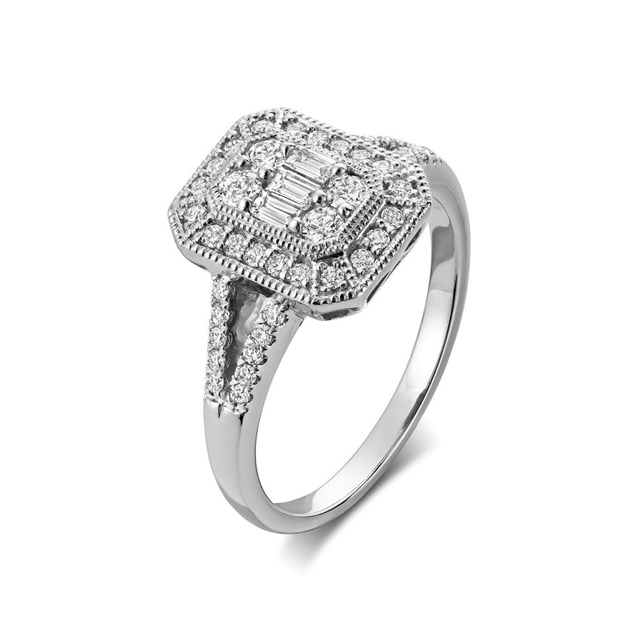 Bague en diamants antique 02-04ECI50