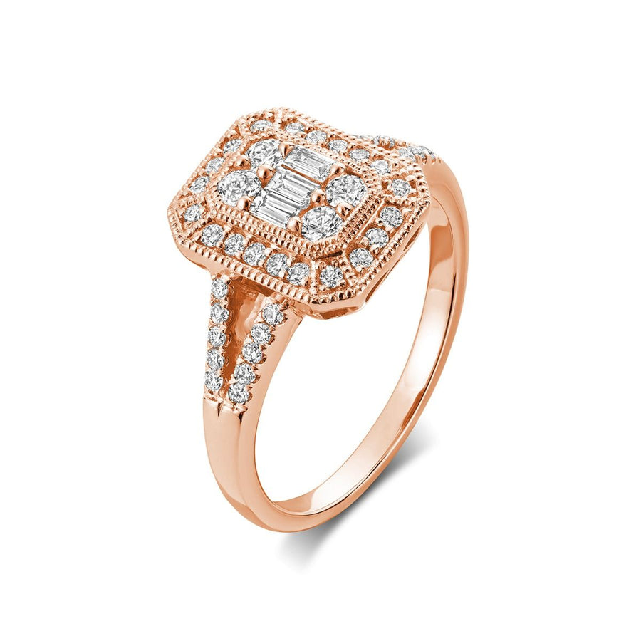 Bague en diamants antique 02-04ECI50