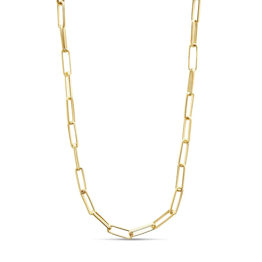 Collier à maillons fins trombone