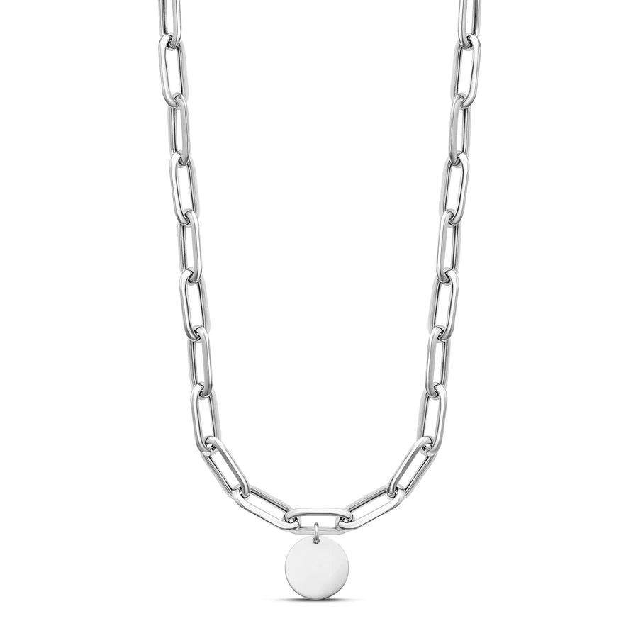 Collier lien tube trombone avec breloque