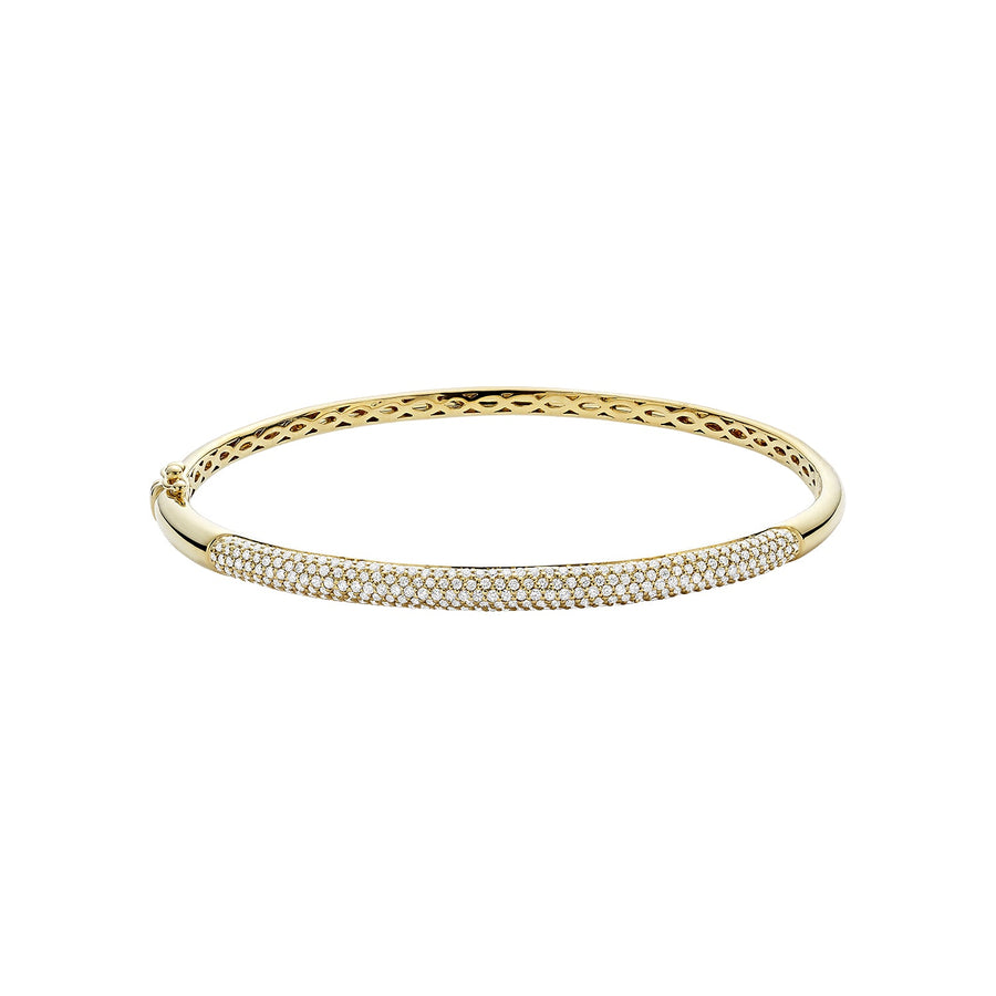 Pave Diamond Bangle Bracelet