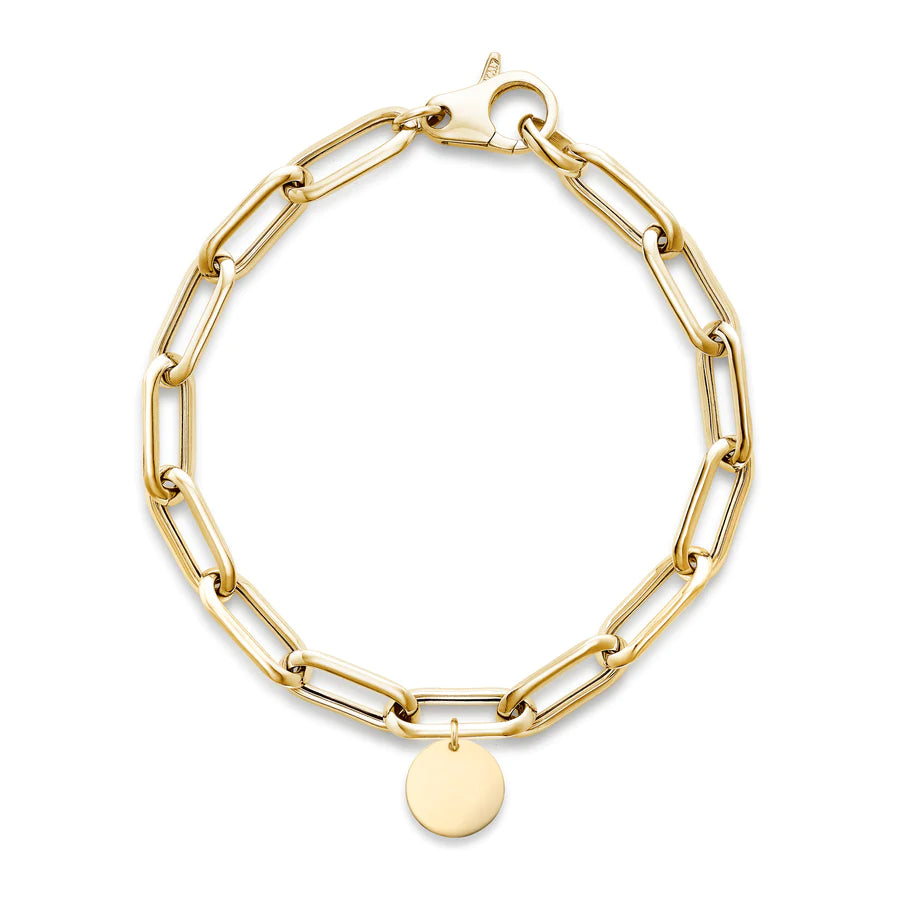 Bracelet tube trombone à breloque