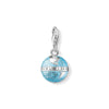 Pendentif Charm globe terrestre
