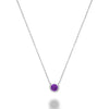 AMETHYST & DIAMOND NECKLACE