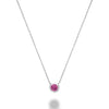 PINK TOPAZ NECKLACE - COLLIER PINK TOPAZ