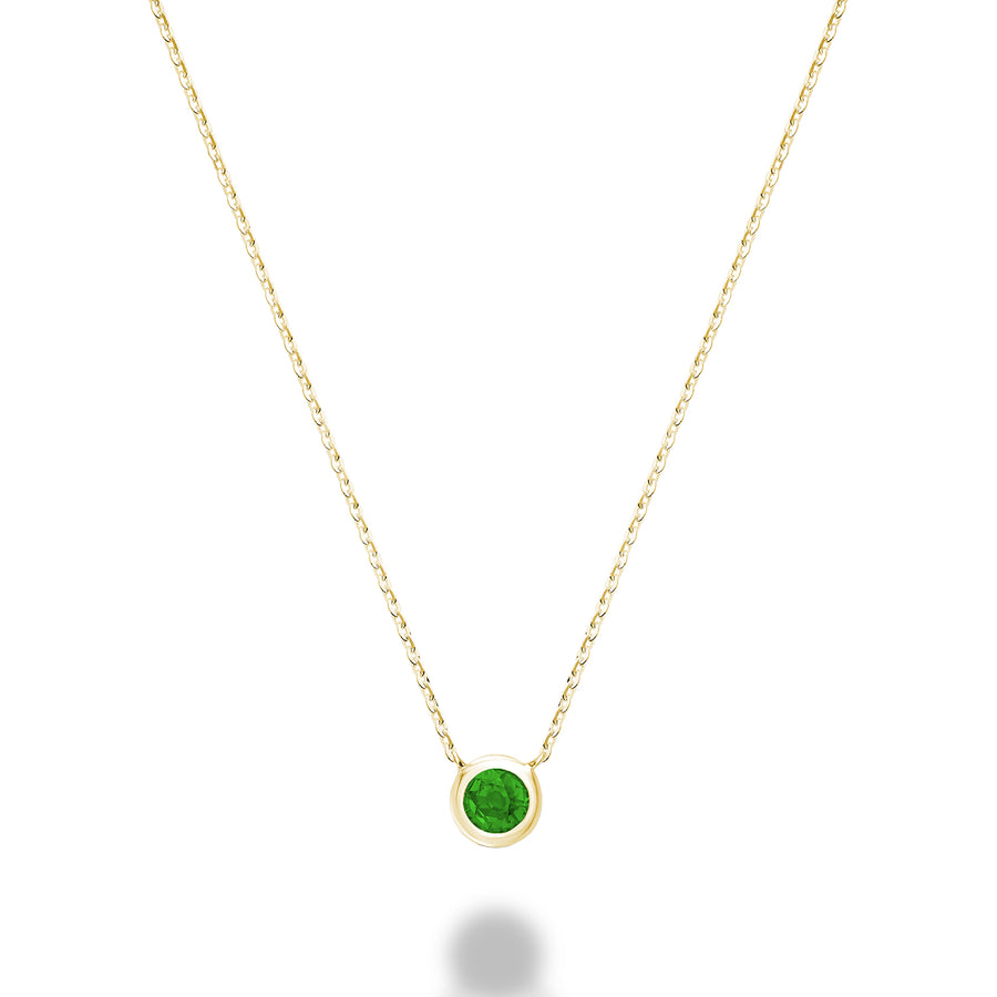EMERALD&DIA NECKLACE - COLLIER DIA&EMERAUDE
